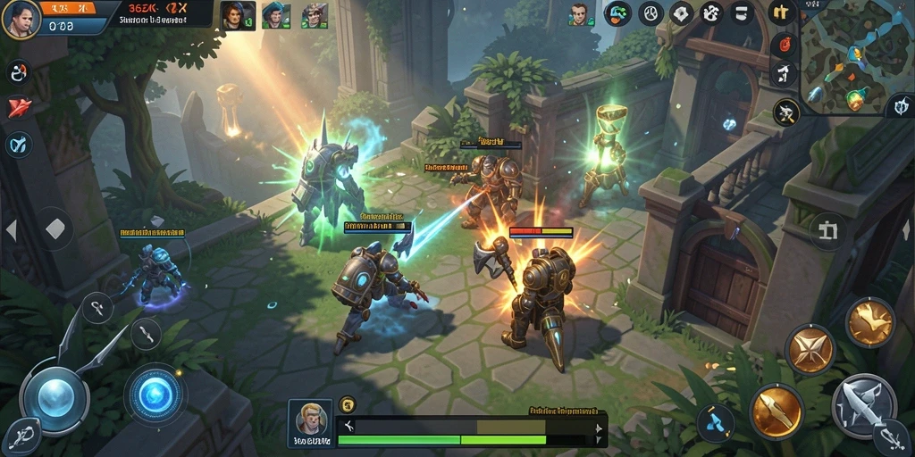 Screenshot gameplay 365ZK menampilkan aksi strategis dan pertempuran yang seru.