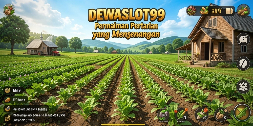 Tampilan gameplay DEWASLOT99 yang menggugah selera bertani.