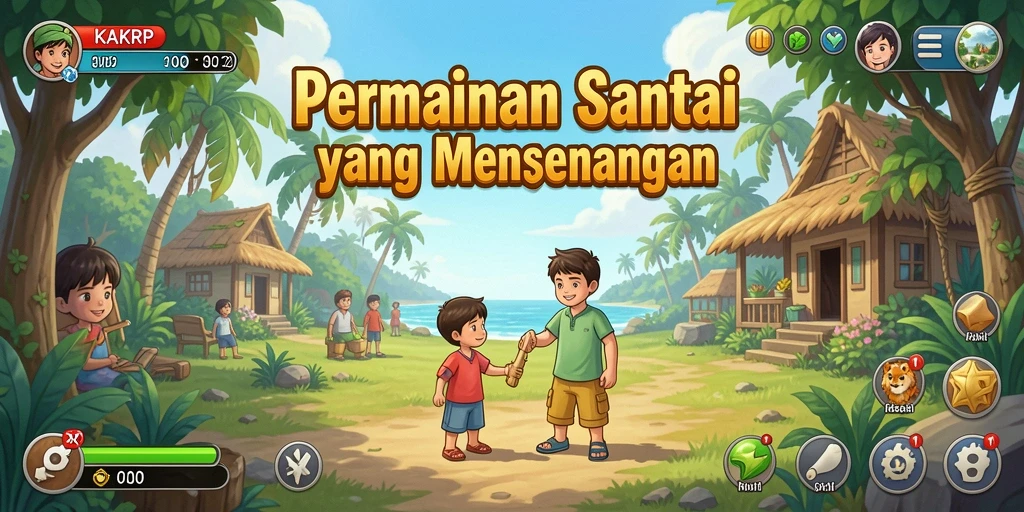 Tangkapan layar permainan KAKRP menampilkan gameplay yang menarik dan menyenangkan.