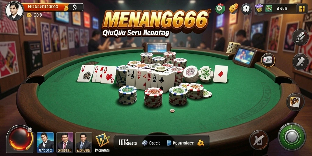 Screenshot MENANG666 menampilkan gameplay QiuQiu yang seru.
