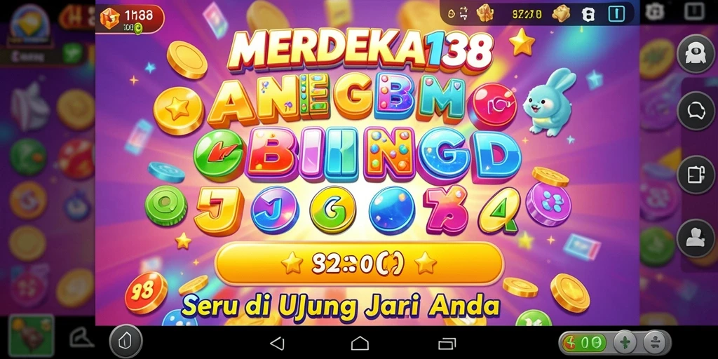 Tampilan menarik dari gameplay Bingo MERDEKA138 yang mengasyikkan.