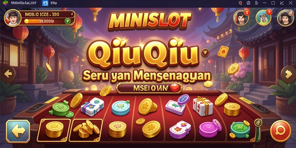 Tampilan gameplay QiuQiu yang menarik dan interaktif.