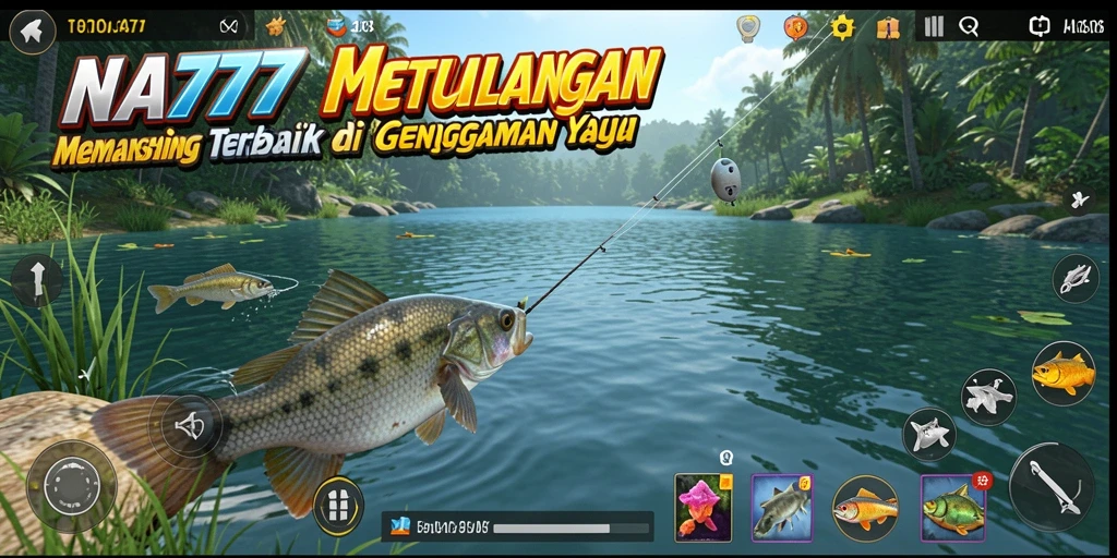 Tampilan gameplay NA777 dengan pengalaman memancing yang mendebarkan.
