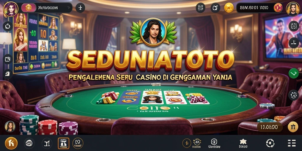 Tampilan gameplay Live Casino yang mengesankan dan interaktif.